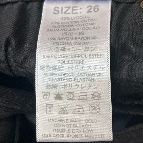 Free People‎ Women's Black Skinny Jeans Size 26 GUC - Picture 5 of 8